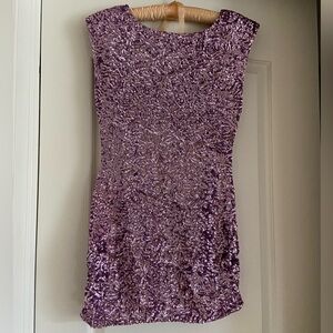 Alice + Olivia Sequin Mini Dress